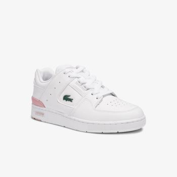 Lacoste Court Cage Sneaker - Tenisky Dámské Bílé / Světle Růžové | CZ-Wr1W5Y